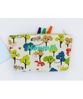 Une jolie trousse aux couleurs de la forêt