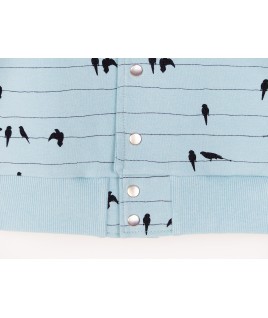 Le bomber pour enfant, collection Oiseaux, fabrication française