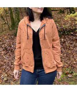 Le sweat à fermeture éclair