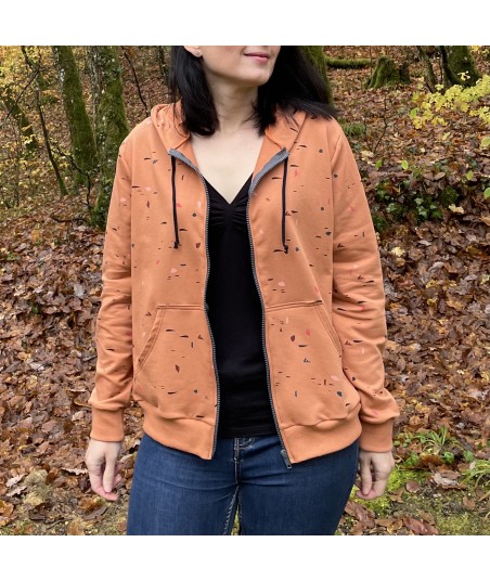 Le sweat à fermeture éclair