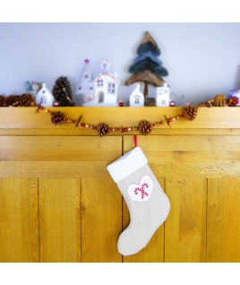 Patron de couture : la chaussette de Noël