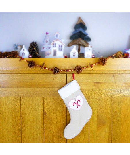 Patron de couture : la chaussette de Noël