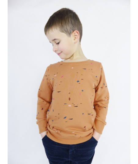 Un très joli pull cousu main