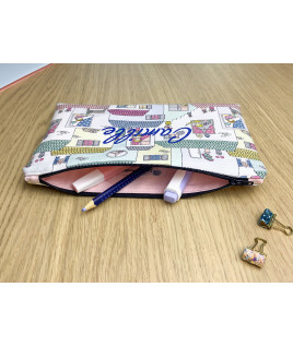 Téléchargez le PDF du patron de couture de trousse d'cole