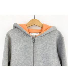 Couture créative : Sweat Dino avec des tissus French Terry et bord-côte.