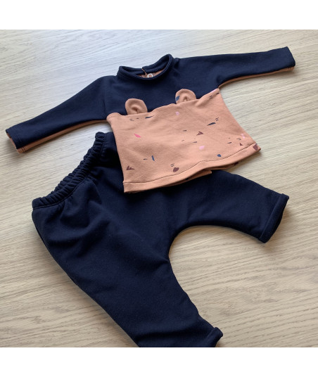 Le pull Petit ours roux
