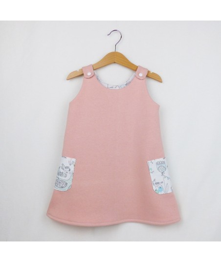 La robe trapèze pour enfant, petite fille et bébé