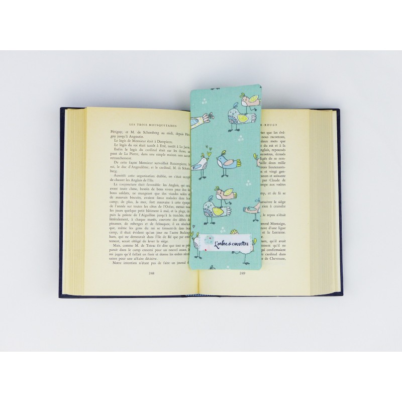 Le marque page personnalisé Oiseaux
