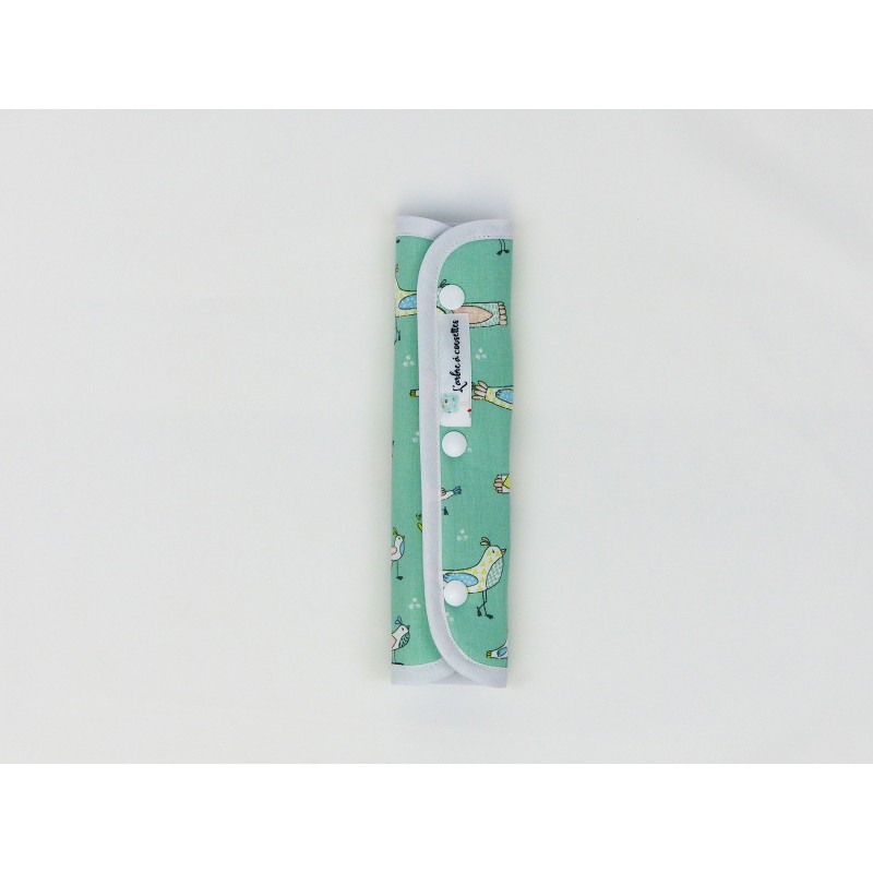 Protège ceinture de sécurité Oiseaux verts