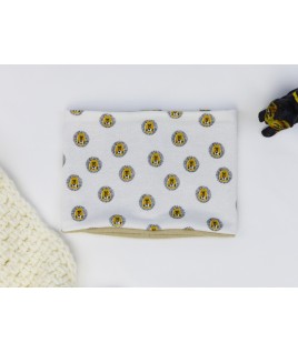 Les jolis petits lions de ce snood tout doux Les jolis petits lions de ce snood tout doux