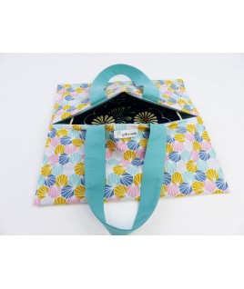 Tartes, quiches et autres gâteaux, c'est le sac écolo idéal pour apporter le dessert ou l'apéro