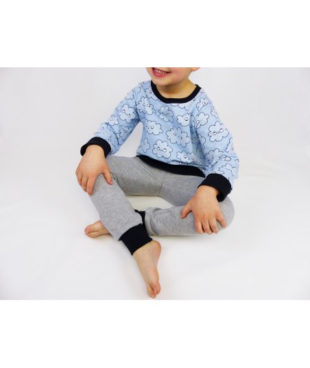 Le petit sweat nuages Bio