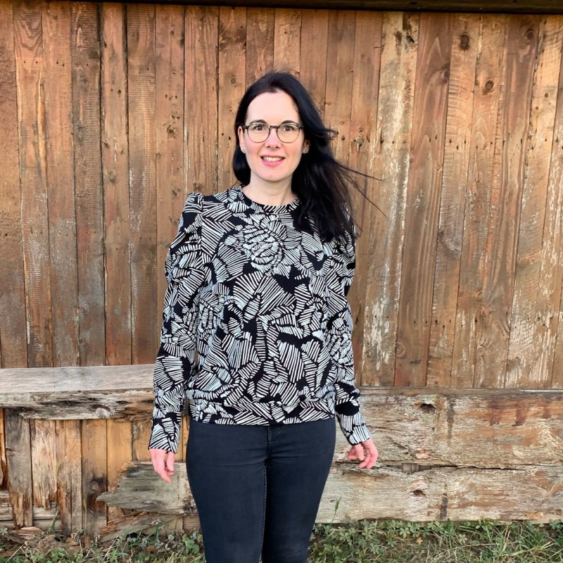 Le pull élégant à manches gigot