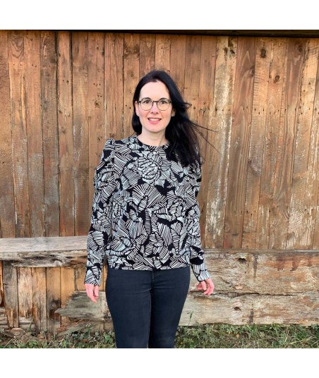 Le pull élégant à manches gigot