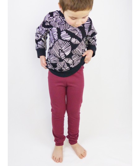 Le pantalon bordeaux enfant
