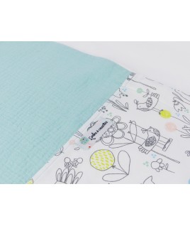 Cette couverture est cousue main en France