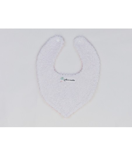 Le bavoir bandana rose