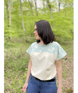 Ce beau petit haut en tissu écolo vous ravira