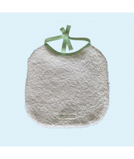 Bavoir bébé personnalisé et brodé main - Oeko tex